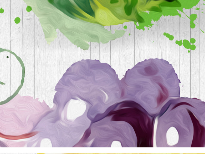 北欧现代简约小清新淡雅水果果汁6连组合装饰