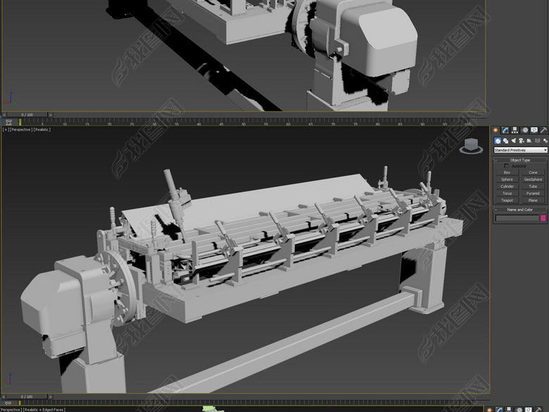 (军工项目)高铁裙板焊接回转工装max图片下载