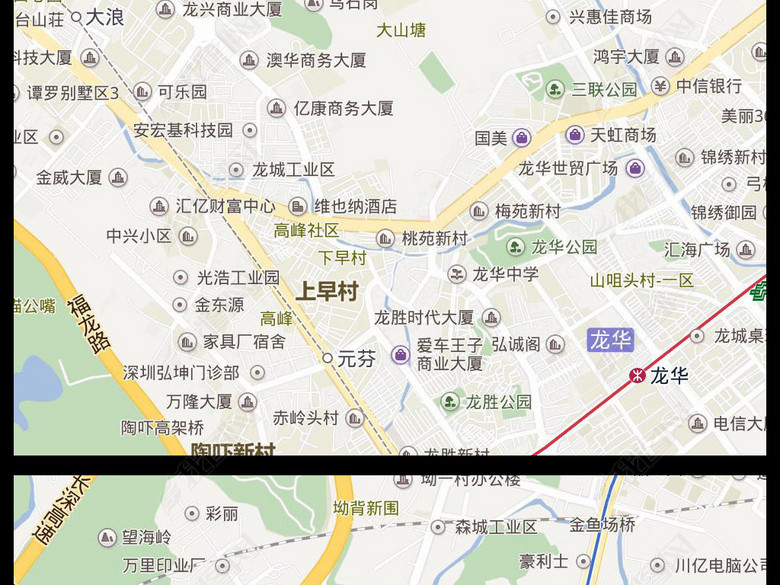 2017高清深圳市电子版地图图片下载(图片编号