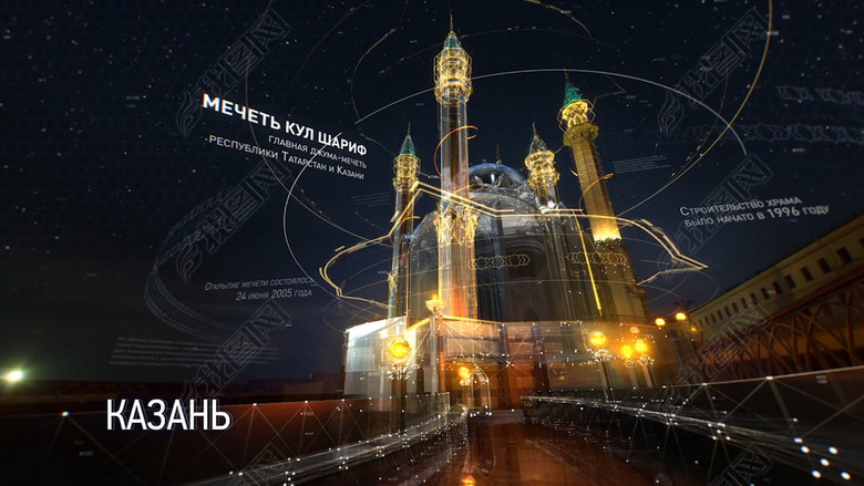 国外风景名胜著名景点科技虚拟现实数字化线条