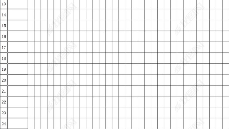 员工出勤表模版图片下载xlsx素材-考勤表