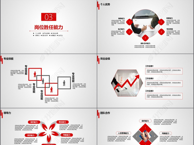 2018个人简历工作描述述职竞聘报告模板(图片