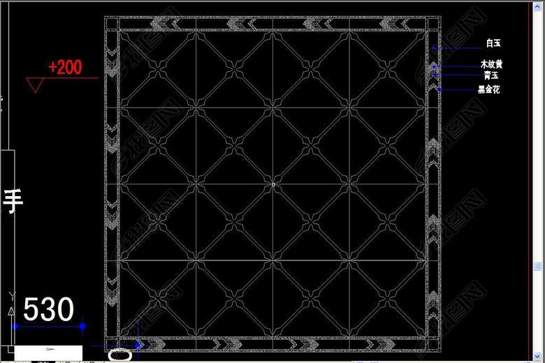 新款水刀拼花CAD设计排版图(图片编号:16811