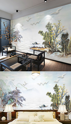 立体山水浮雕画价格 230x400a0a0