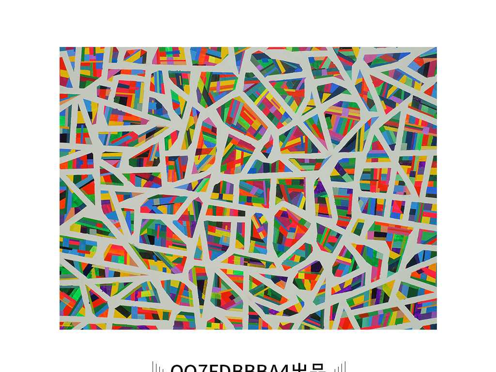 现代简约多彩红色几何格子线条抽象装饰画 现代简约多彩红色几何格子线条抽象装饰画