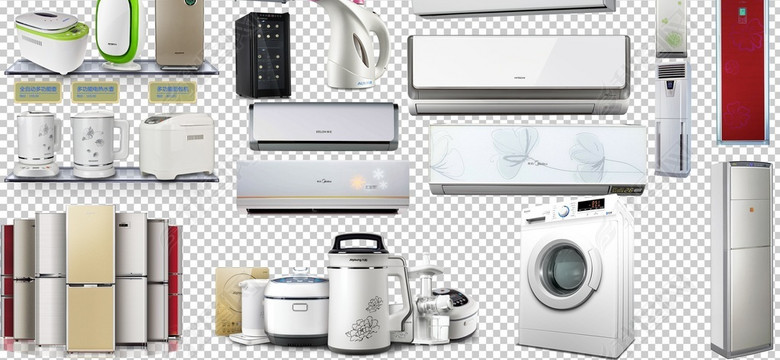 0076电器家用电器产品推销超市广告免抠素材