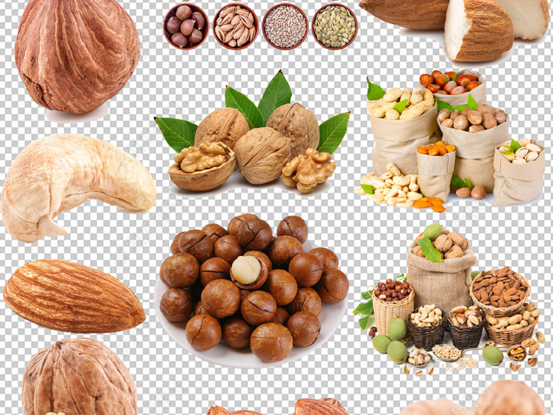 坚果png免抠素材透明元素图片下载png素材