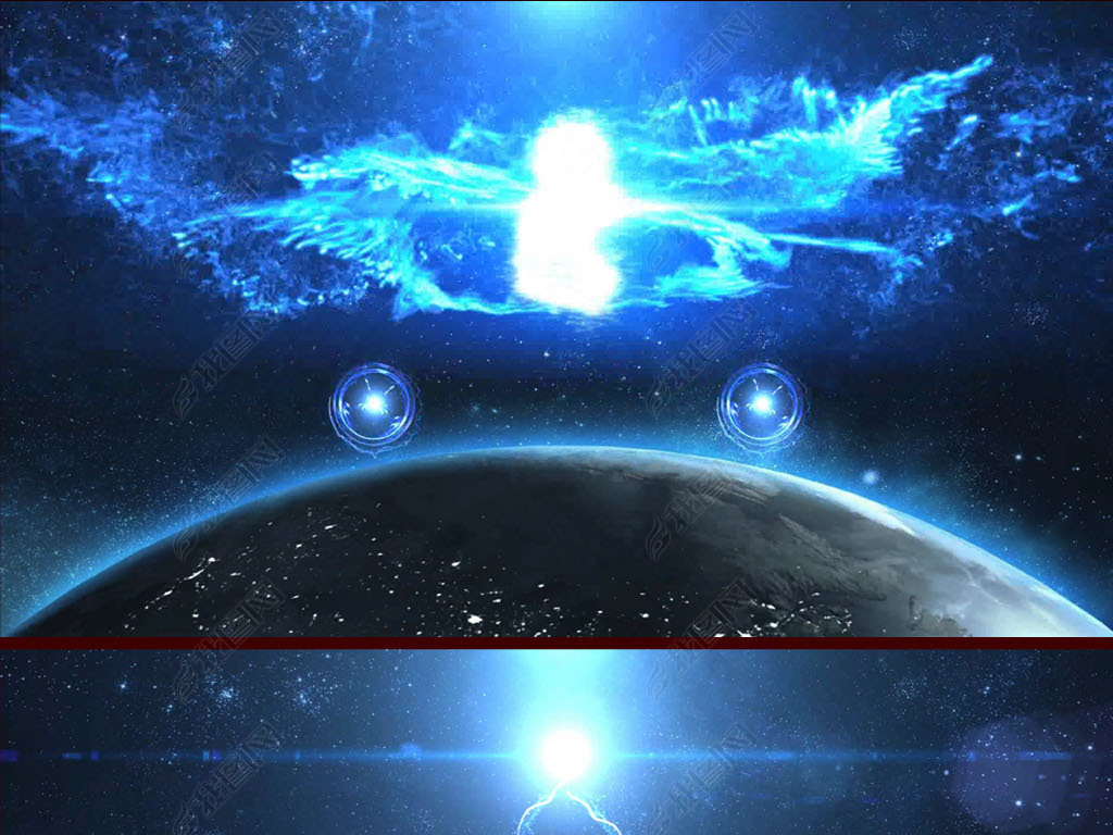 2人启动仪式PPT互动全息影像视频