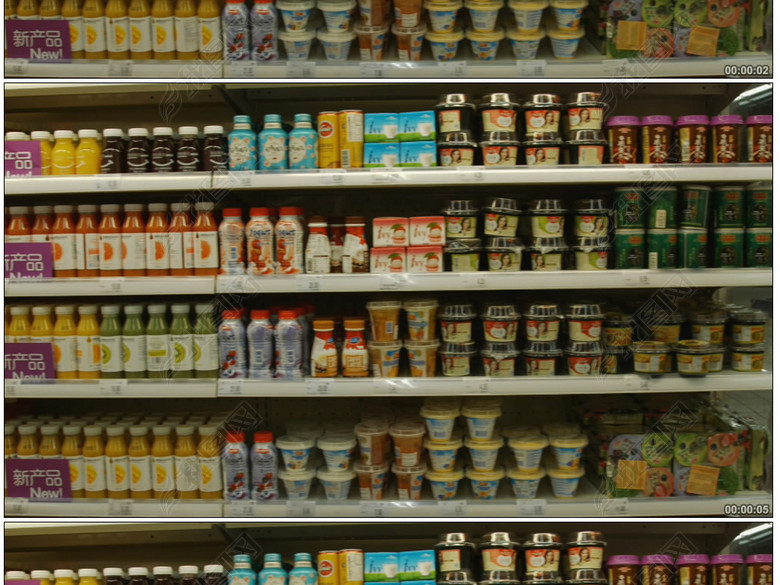 实拍HD超市饮料货架沃尔玛宣传片(图片编号:1