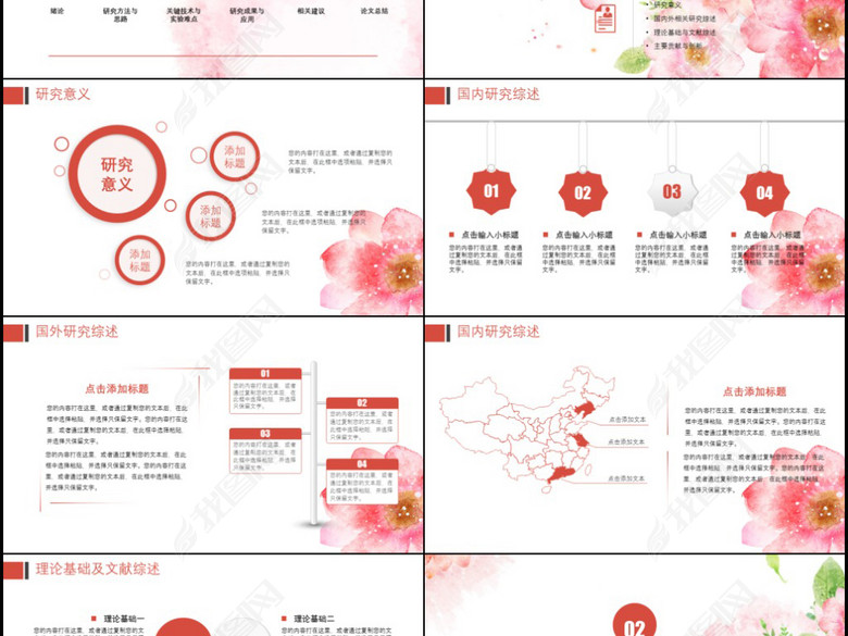 论文毕业答辩课题汇报PPT(图片编号:1688108