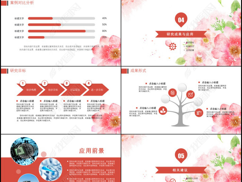 论文毕业答辩课题汇报PPT(图片编号:1688108
