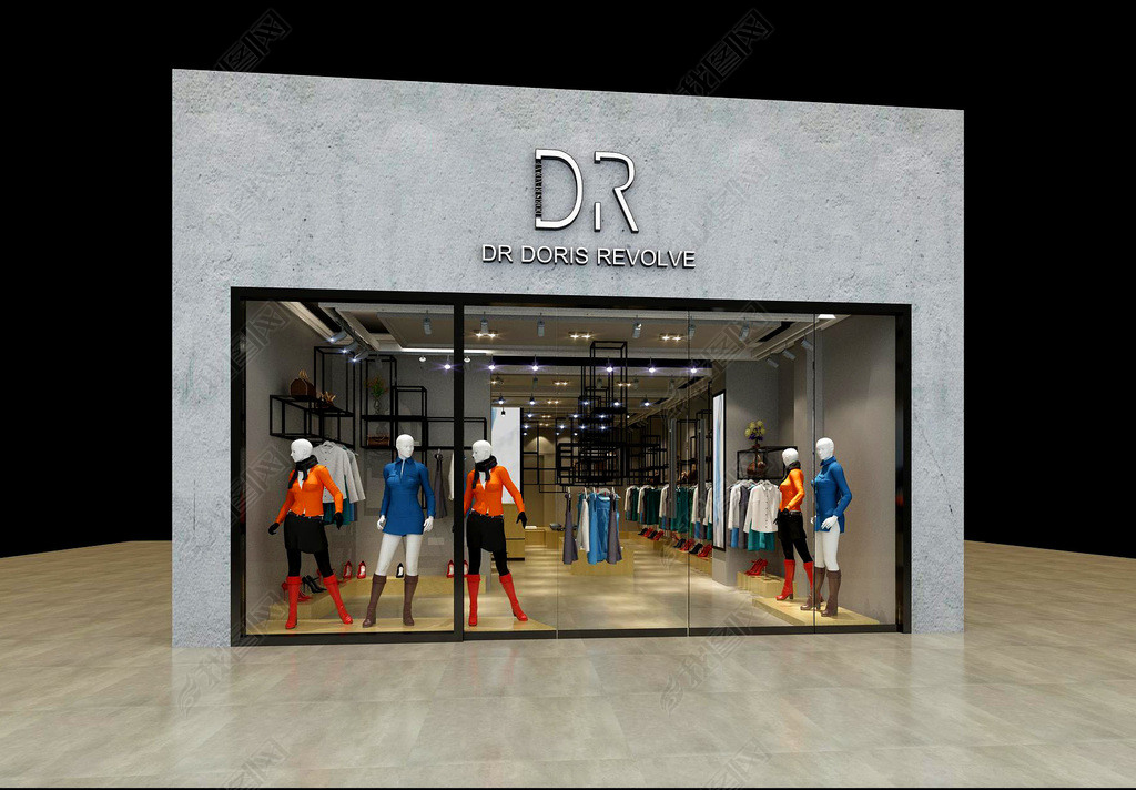 服饰店门头照 jpg