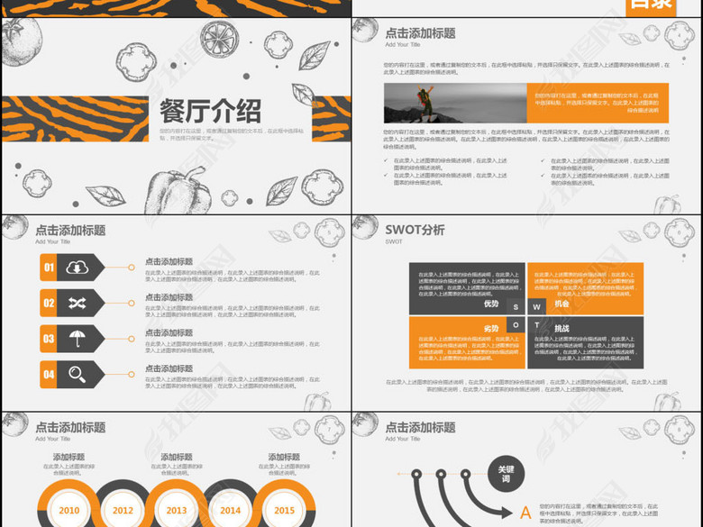 手绘连锁餐饮西餐加盟活动策划营销方案模板(