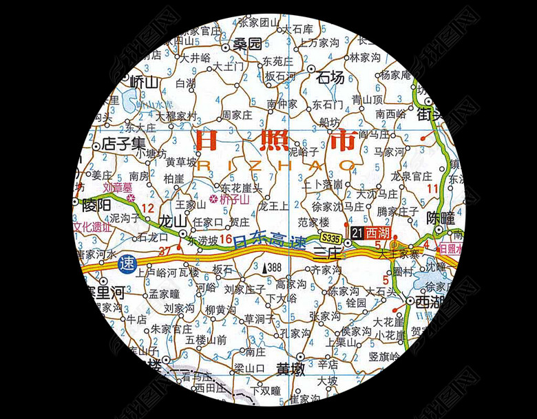 临沂日照交通地图高清大图(图片编号:1701149