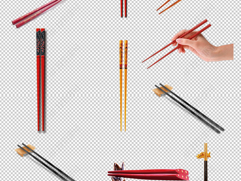 家用高端筷子海报PNG素材图片下载psd素材