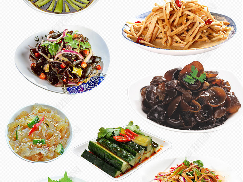 美味凉拌菜特色小吃png海报素材图片下载png