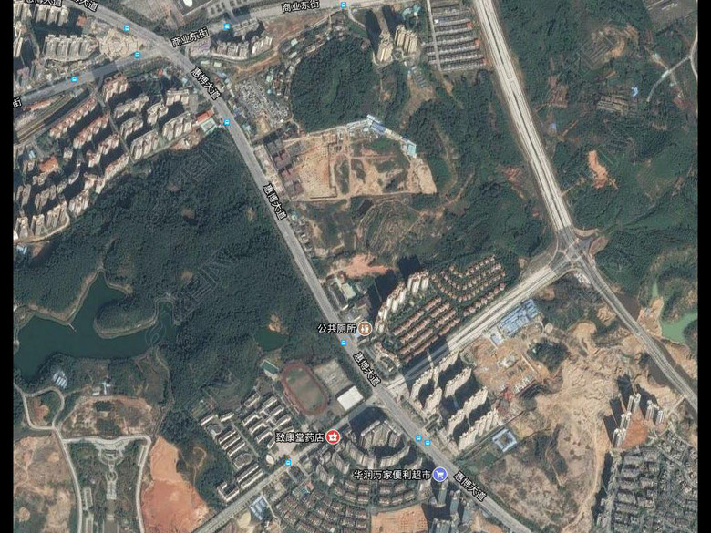 2017高清谷歌惠州市卫星地图图片下载(图片编