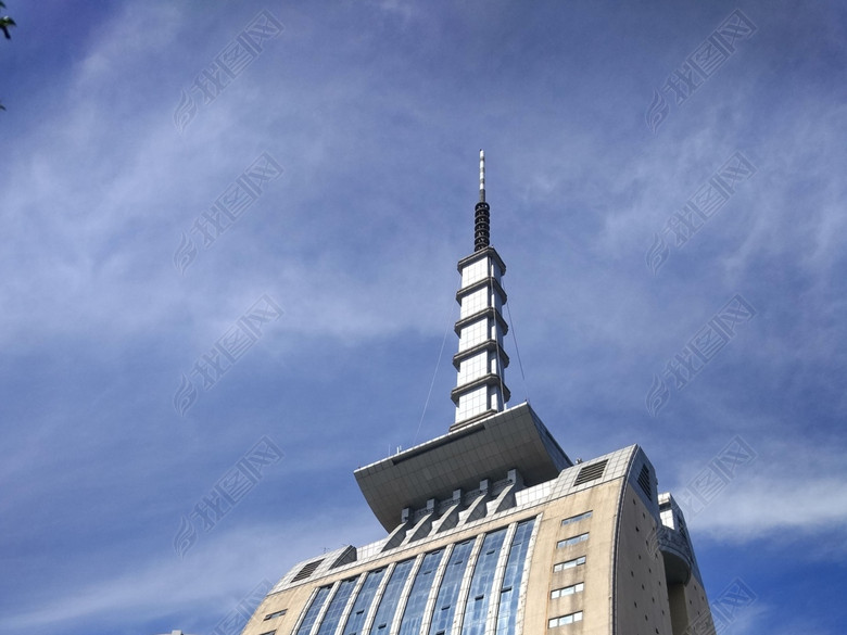 大连风光系列广电大厦广播电视台图片下载素材