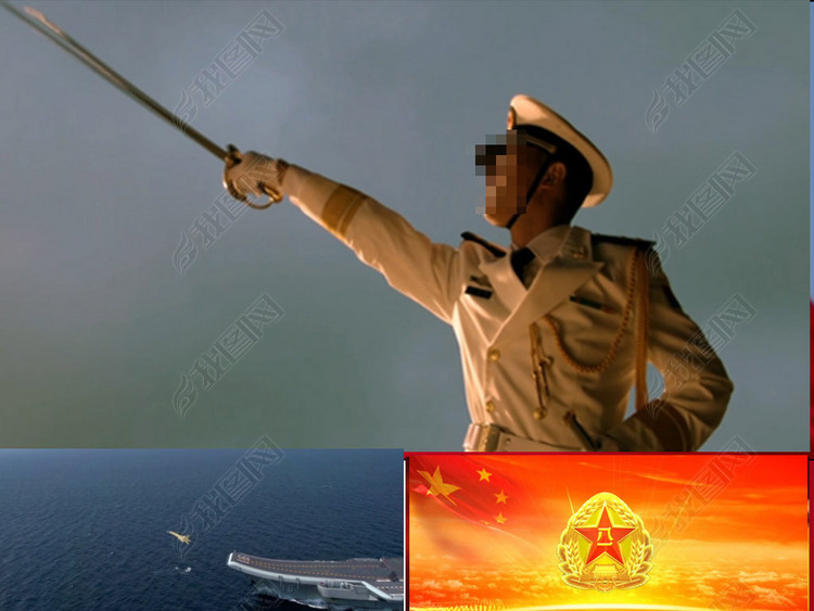 中国人民解放军军歌大合唱伴奏带背景视频