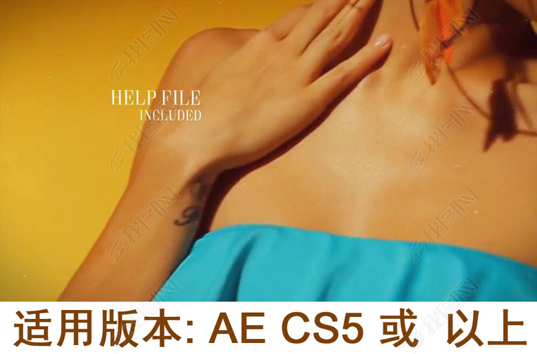 时尚电影开场模特真人秀节目片头AE模板