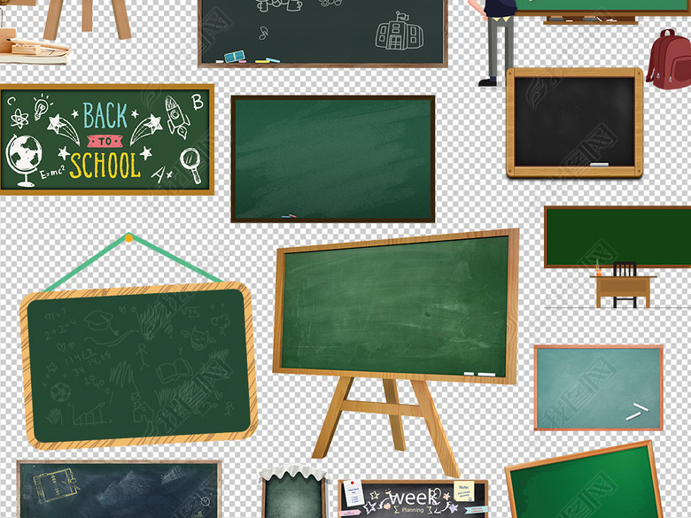 学校教室讲课老师上课黑板演讲培训素材图片下