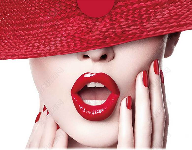 口红宣传单广告海报背景图片下载psd素材