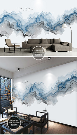 沙发背景墙装饰现代抽象 264x460a0a0