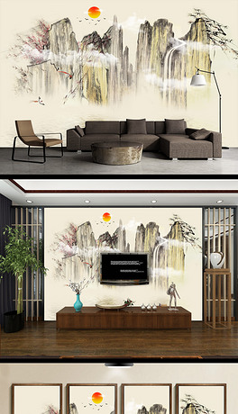 沙发背景墙装饰壁画灯 264x460a0a0
