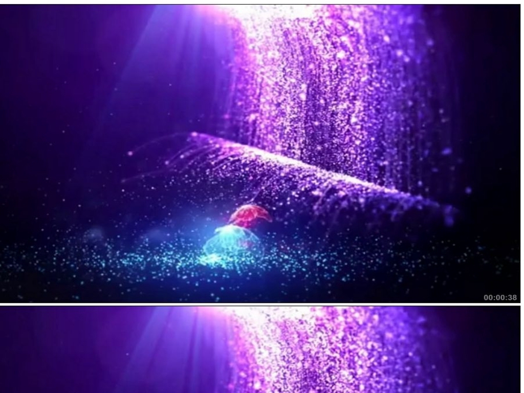 唯美瀑布蝴蝶飞舞婚礼舞蹈现代芭蕾视频