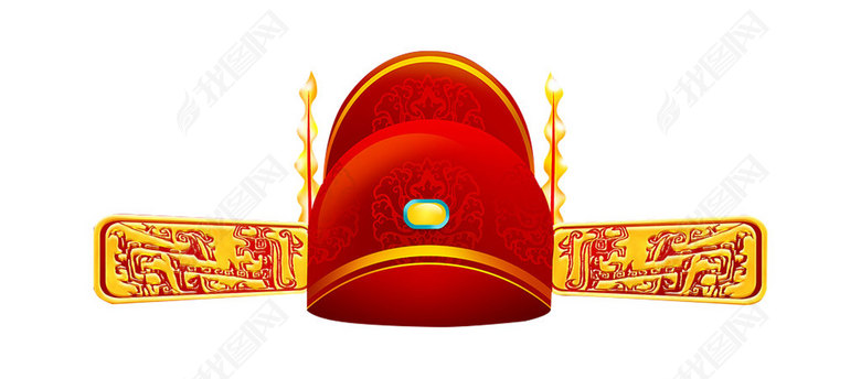 古代科举状元新郎官帽子图片下载psd素材