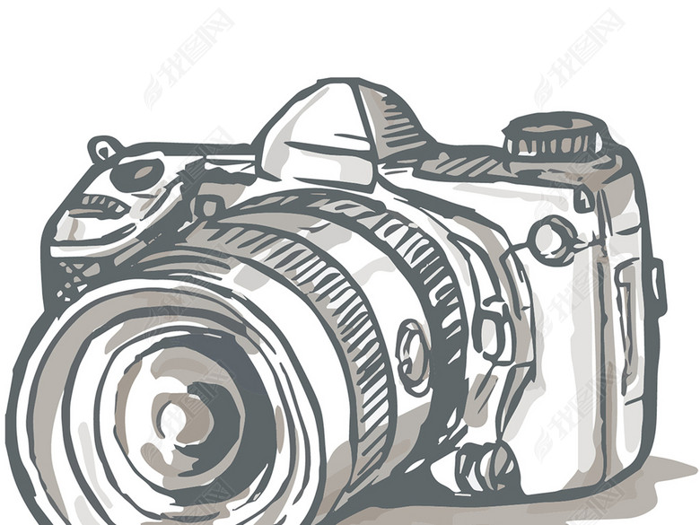 相机手机简笔插画图片下载ai素材