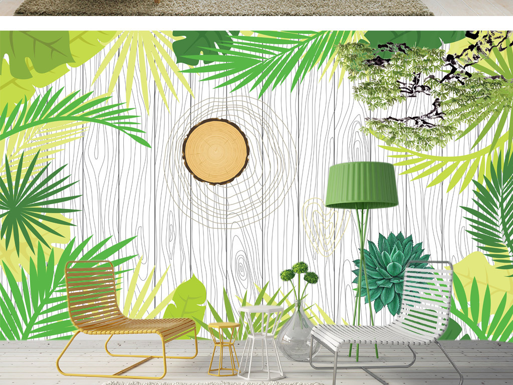 墙后一个人头一个叶子猜成语_看图猜成语(2)