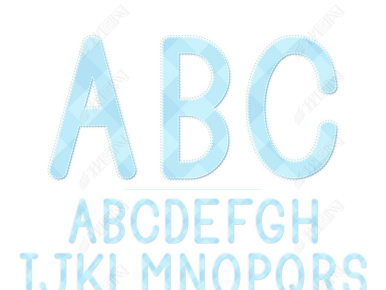 浅蓝色a字体字体素材v字体图片下载ai艺术-英文室内设计如何坚持图片
