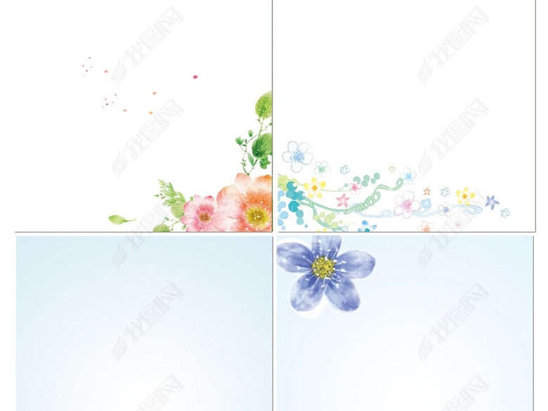 word手绘清新小学生作文集校园信纸模板