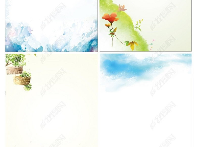 word手绘清新小学生作文集校园信纸模板图片