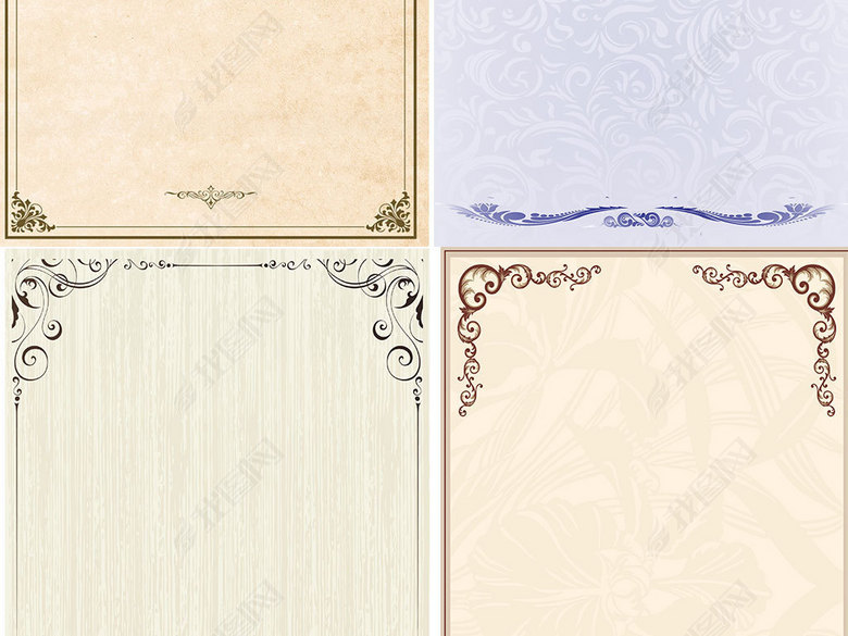 复古企业公司授权证书模板代理商背景图片下载