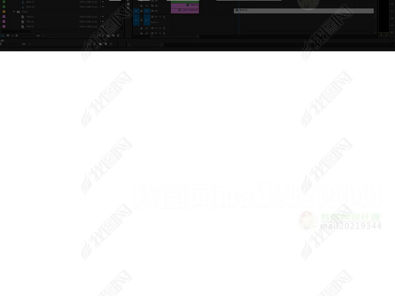 视频教程关键命令快捷键字幕动画PR模板(图片