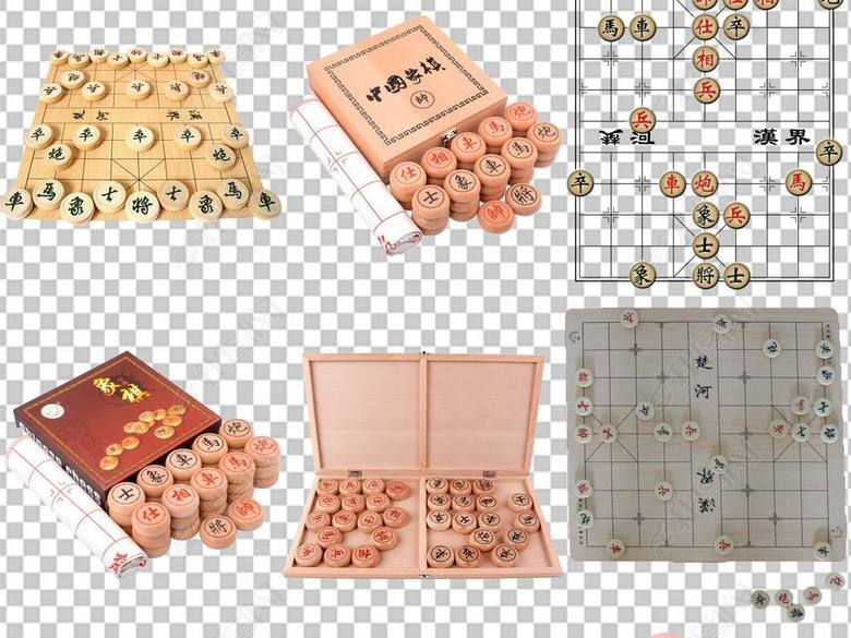70余款中国象棋国旗象棋文化PNG素材图片下