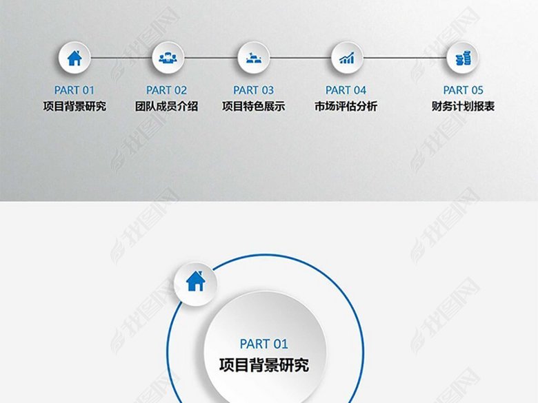 2017新款大气商业创业计划书PPT动态模板图