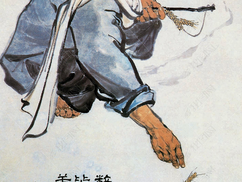 悯农唐诗三百首锄禾日当午汗滴禾下土图片下载