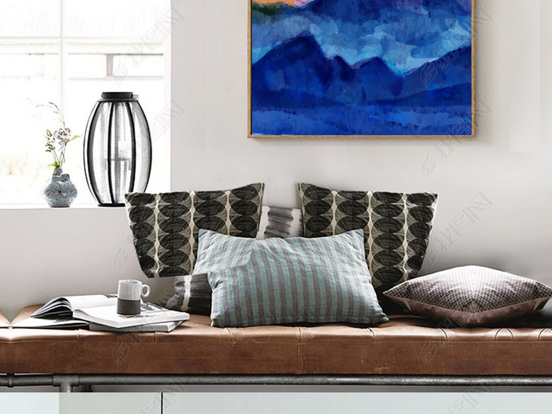 北欧玄关客厅装饰画壁画餐厅挂画沙发背景墙简