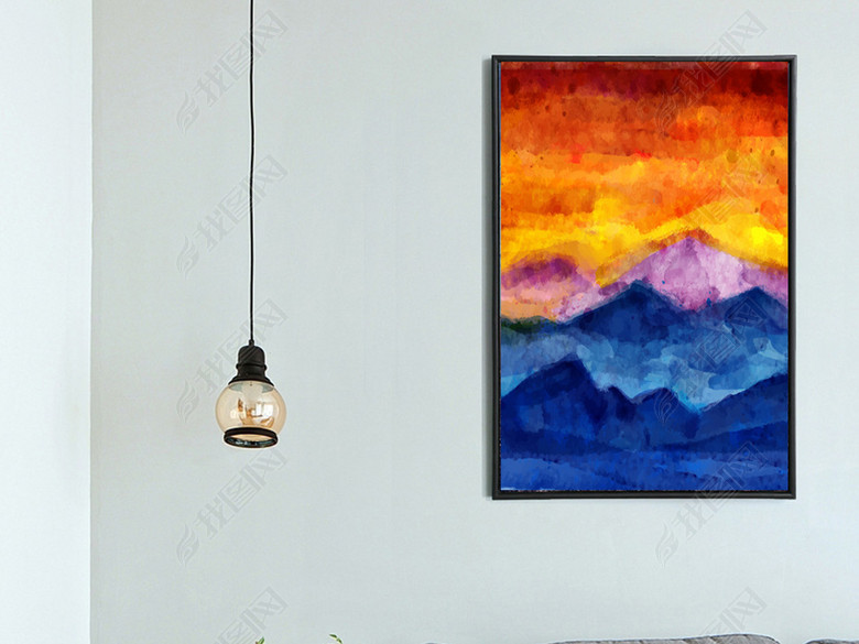 北欧玄关客厅装饰画壁画餐厅挂画沙发背景墙简