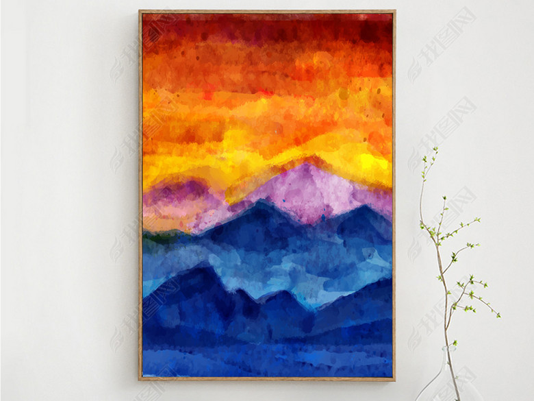 北欧玄关客厅装饰画壁画餐厅挂画沙发背景墙简