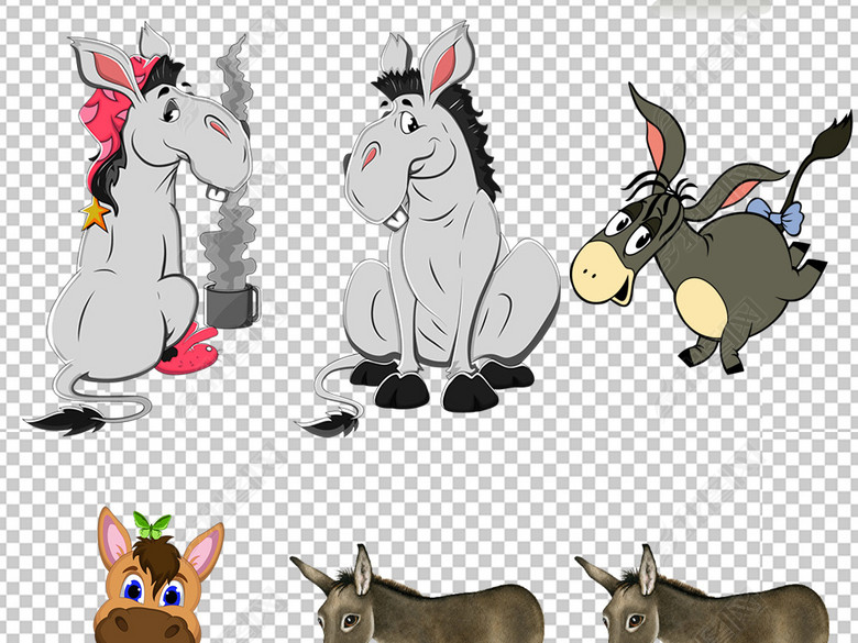 格林童话小报童话故事毛驴读书小报素材图片下