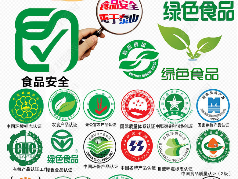 绿色食品安全标志认证校园饮食素材图片下载p