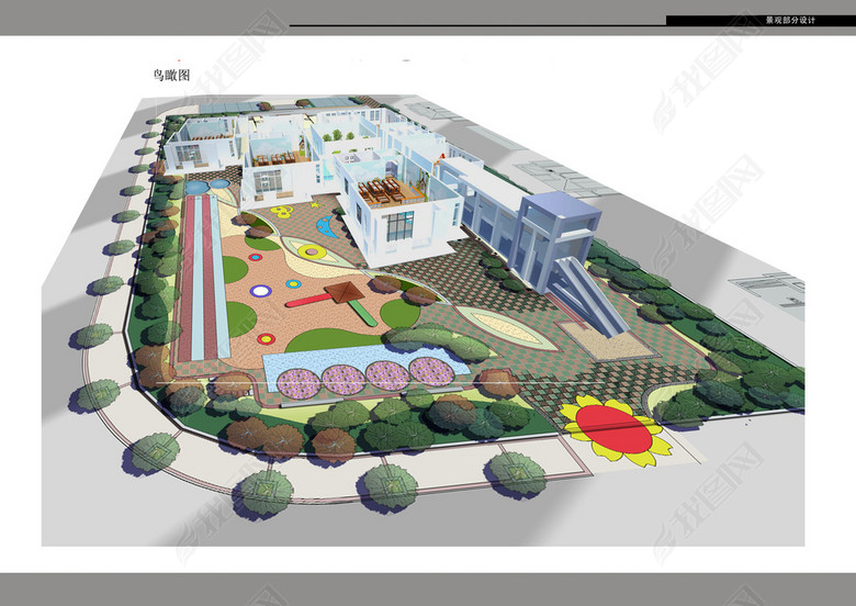 [杭州]东南亚风格幼儿园室内设计方案图图片下