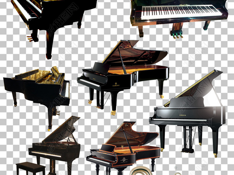 81款欧式古典西洋乐器免抠素材图片下载png素