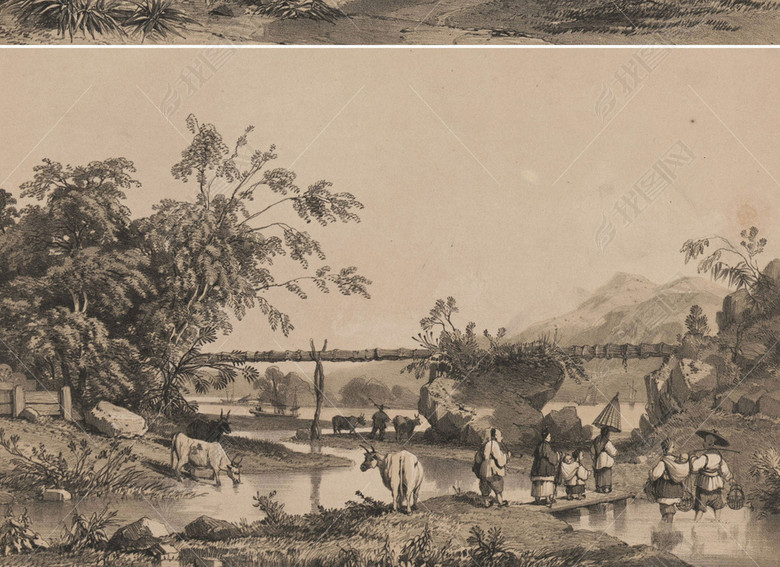 清朝素描晚清半殖民地半封建社会太平天国图片