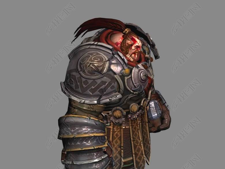 3D游戏角色英雄人物模型图片下载max素材