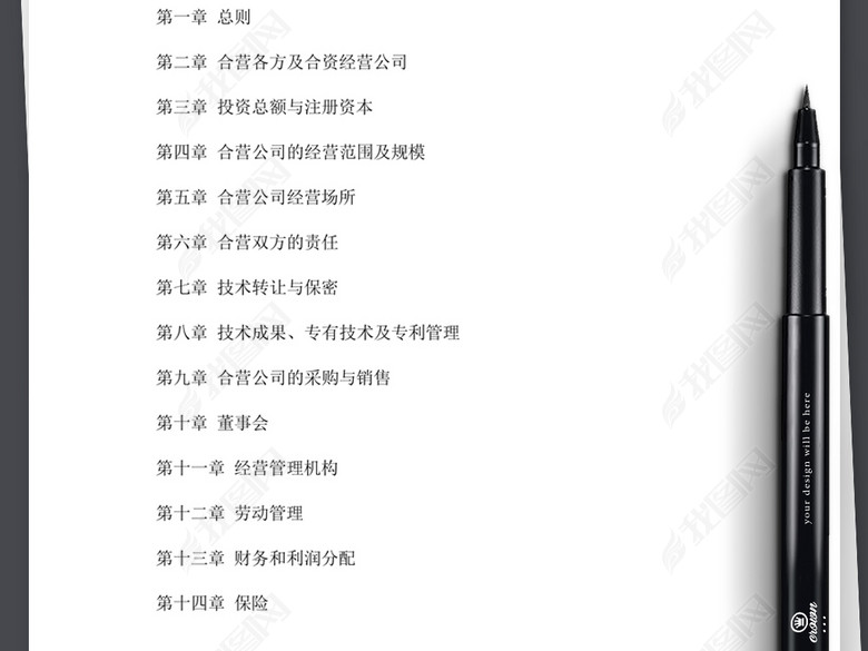 计算机技术及服务合资经营合同协议书范本wo